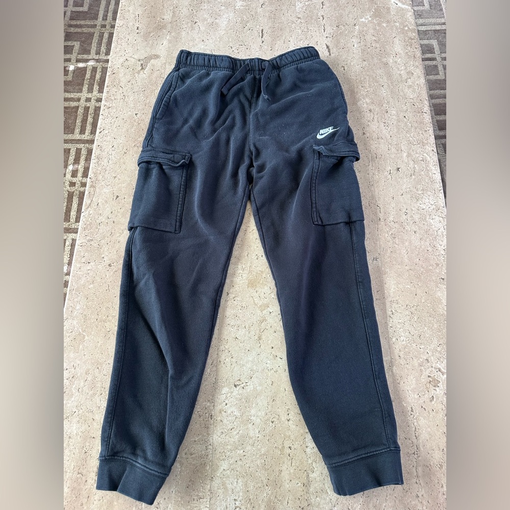 Nike Kids Black Cargo Joggers